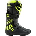 FOX Comp Boot - 10, BLACK/YELLOW MX
