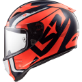 LS2 FF323 ARROW C EVO STING BLUE FLUO ORANGE