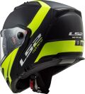 LS2 FF324 METRO EVO RAPID Matt Black Gloss Yellow, FOG FIGHTER (PINLOCK)
