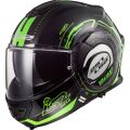 LS2 FF399 VALIANT NUCLEUS BLACK GLOW GREEN XS