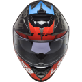 LS2 FF800 Storm SPRINTER Black Red Titanium XS
