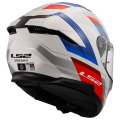 LS2 FF808 STREAM II VINTAGE WHITE BLUE RED-06 3XL