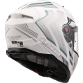 LS2 FF811 VECTOR II ALIZER M.WHITE SILVER-06 3XL