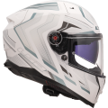 LS2 FF811 VECTOR II ALIZER M.WHITE SILVER-06 3XL