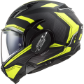 LS2 FF900 VALIANT II REVO MATT BLACK H-V YELLOW