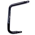 Black right foot pedal protection rod