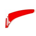 FENDER,FRONT LH-VIBE MET RED-PTD