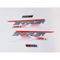 DECAL ASSY(AT6L WHITE-RED)(LONG VEHICLE)