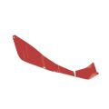 Right front headlinght frame, red