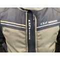 LS2 SHADOW MAN JACKET KHAKI BLACK H-V ORANGE