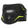 LS2 KOKU KIDNEY BELT BLACK H-V YELLOW XS-S