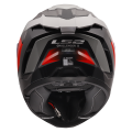 LS2 FF817 CHALLENGER II VIPER GREY RED 3XL