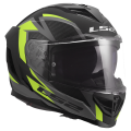 LS2 FF818 STORM III DYNAMO BLACK H-V YELLOW 3XL