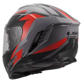 LS2 FF818 STORM III DYNAMO GREY RED L