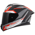 LS2 FF820 RAPID III HYPER BLACK RED