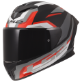 LS2 FF820 RAPID III HYPER BLACK RED