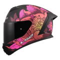 LS2 FF820 RAPID III POPPIES II BLACK PINK