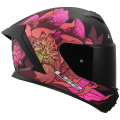 LS2 FF820 RAPID III POPPIES II BLACK PINK
