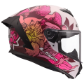 LS2 FF820 RAPID III POPPIES II WHITE PINK 3XL