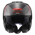 LS2 FF910 ADVANT II GLIDE BLACK GREY RED