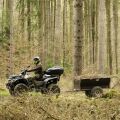SHARK WOOD 550, vozík za čtyřkolku, černý
