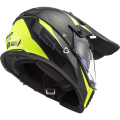 LS2 MX436 PIONEER EVO ROUTER MATT BLACK H-V YELLOW