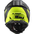 LS2 MX436 PIONEER EVO ROUTER MATT BLACK H-V YELLOW