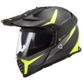 LS2 MX436 PIONEER EVO ROUTER BLACK H-V YELLOW XS