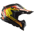 LS2 MX700 SUBVERTER ARCHED BLACK YELLOW RED