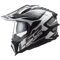LS2 MX701 EXPLORER ALTER MATT BLACK WHITE-06