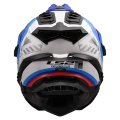 LS2 MX701 EXPLORER HEXA WHITE BLUE RED-06 3XL