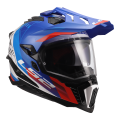 LS2 MX701 EXPLORER HEXA WHITE BLUE RED-06 3XL
