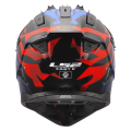 LS2 MX708 FAST II GROTESK WHITE BLUE RED-06 3XL