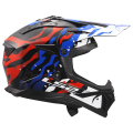 LS2 MX708 FAST II GROTESK WHITE BLUE RED-06 3XL
