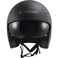 LS2 OF599 SPITFIRE II MATT BLACK FLAG-06
