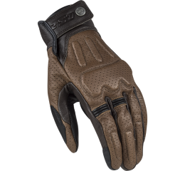 LS2 RUST MAN GLOVES BROWN LEATHER