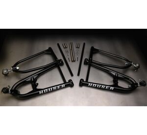 Houser A-Arms Yamaha YFZ450 06-13/Raptor 700 2006-20 Regular Travel +2 (Black)