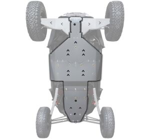 XRW SKID PLATES KIT ALU - POLARIS RZR TURBO S 2018