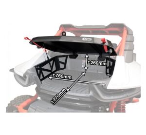 XRW TRUNK LID BLACK - SEGWAY SUPER VILLAIN SX20 (2025+)