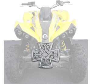 XRW FRONT BUMPER X7 POLISHED - CAN-AM RENEGADE 500/800