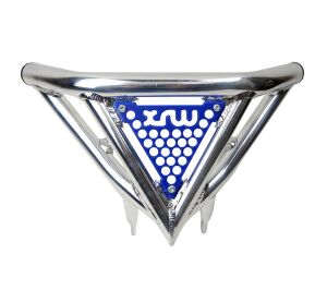 XRW FRONT BUMPER XR10 POLISHED PHD BLUE