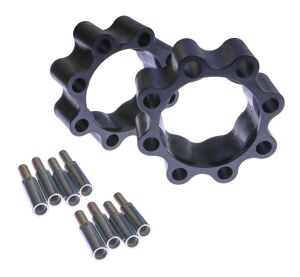 XRW WHEEL SPACERS POLYAMIDE BLACK - 45mm Ø115 - Ø110