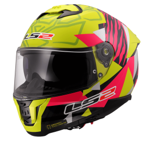 LS2 FF808 STREAM II TIGER H-V YELLOW PINK-06