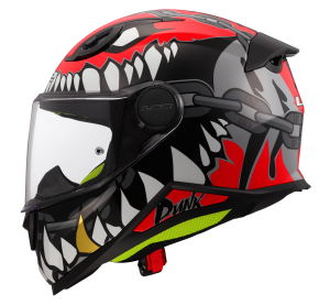 LS2 FF812 KID PUNK GREY RED S