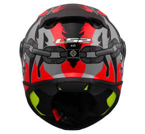 LS2 FF812 KID PUNK GREY RED S