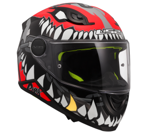 LS2 FF812 KID PUNK GREY RED S