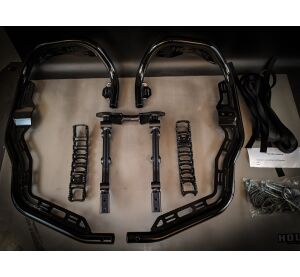 Houser YAMAHA YFZ450R 09-14, YFZ450X 10-11, Pro Bounce Nerf Bar, XC Version Black