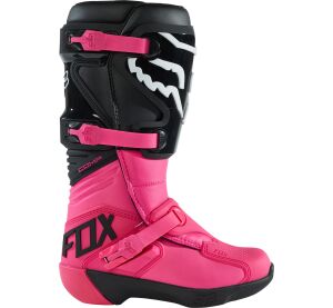 FOX Wmns Comp Boot - Buckle - BLACK/PINK MX23
