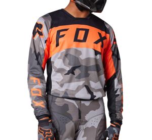 FOX 180 Bnkr Jersey, Grey Camo MX23