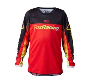 FOX Yth 180 Morphic Statk - Fluo RED MX
